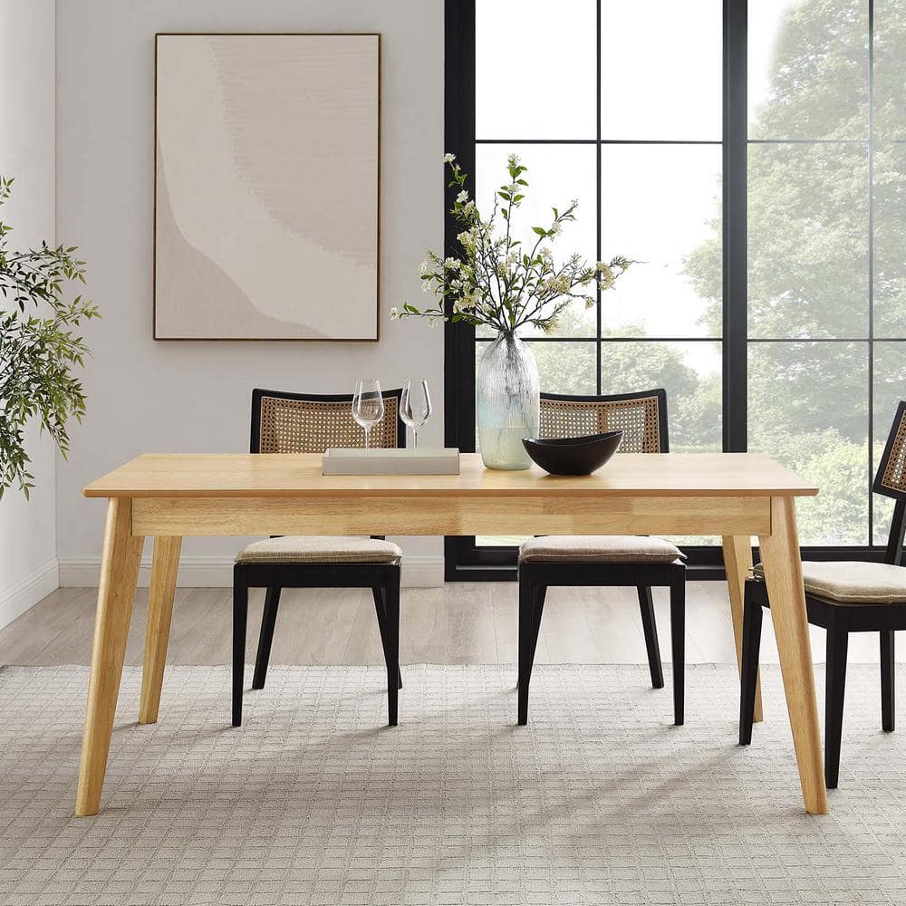 Oracle 69" Mid-Century Modern Oak Dining Table