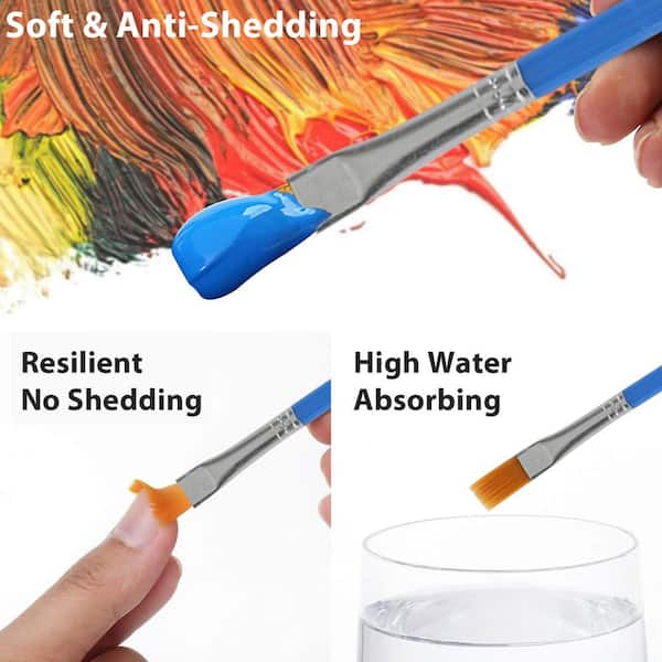 6 Pieces Silicone Paint Brush Set For Silicone Epoxy Brushes Silicone  Paintbrush Acrylic And Water