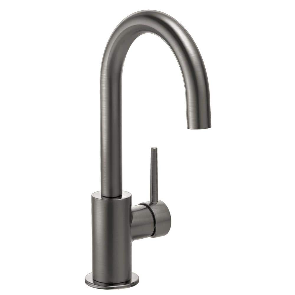 Contemporary Single-Handle Bar Faucet in Black Stainless price history on PriceWatchPro