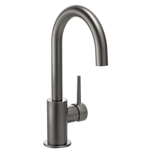 Delta Contemporary Single-Handle Bar Faucet in Black Stainless