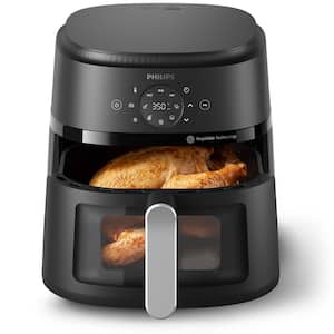 6.5 qt 2000 Series Air fryer with Window, Black