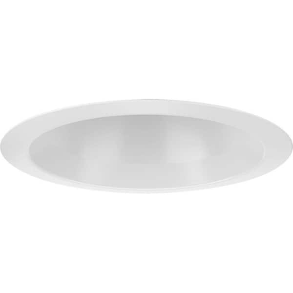 Progress Lighting 6 in. PAR38 Satin White Open Recessed Trim for 6 in. Housing, 1 Pack