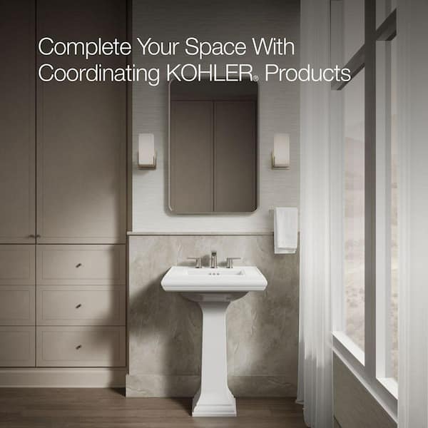 KOHLER Memoirs Ceramic Lavatory Pedestal in White K-R2267-0 - The