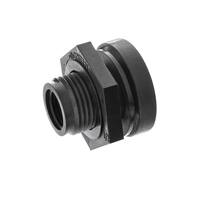 1/2 in. Polyoxymethylene Bulkhead Union With Washer Fitting