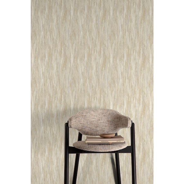 Soft Suede Faux Tree Bark Printed Non-Woven Non-Pasted Textured Wallpaper 57 Sq. Ft.