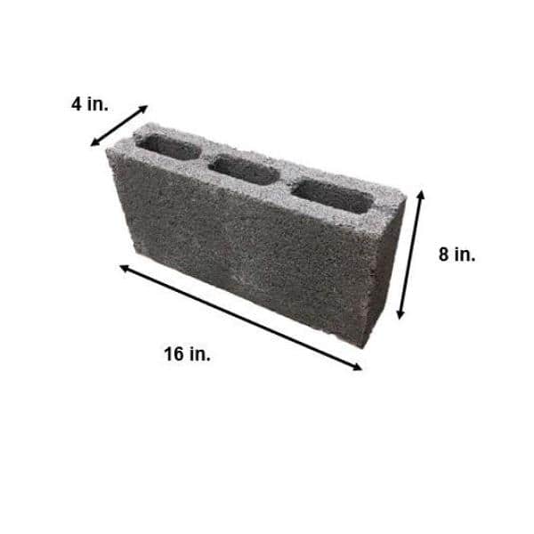 Reviews for 4 in. X 8 in. X 16 in. Concrete 3-Core Block
