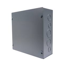 Southwire 10 in. W x 10 in. H x 4 in. D NEMA 1 Carbon Steel Indoor Screw Cover, Wall Mount Box, 1-Pack