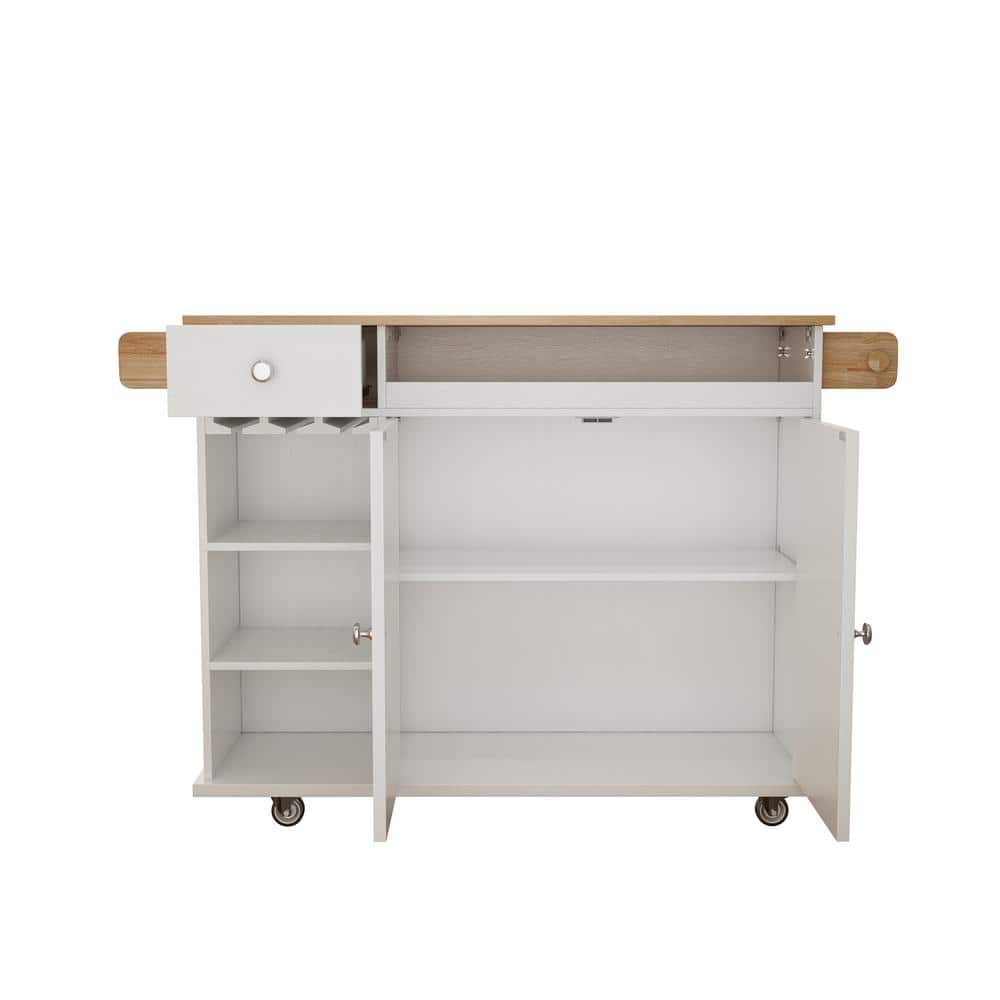 44 in. Outdoor Living Grilling Table, Grill Cart, Wine Storage, Spice Rack