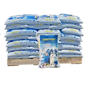 40lbs. Infused Ice Melt pallet, Calcium and Potassium Chloride, Corrosion Inhibitor, Anticaking 56 bag