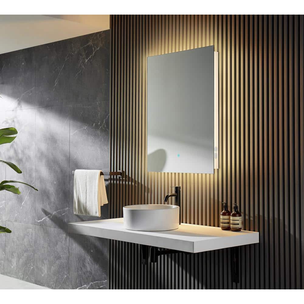 Stellar Frameless LED Bathroom Vanity Mirror with Bluetooth Speaker
