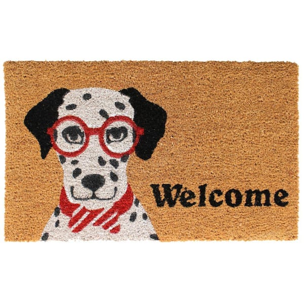 Dog Cat Paw Print Welcome Doormat Dirt Resistant Anti slip - Temu