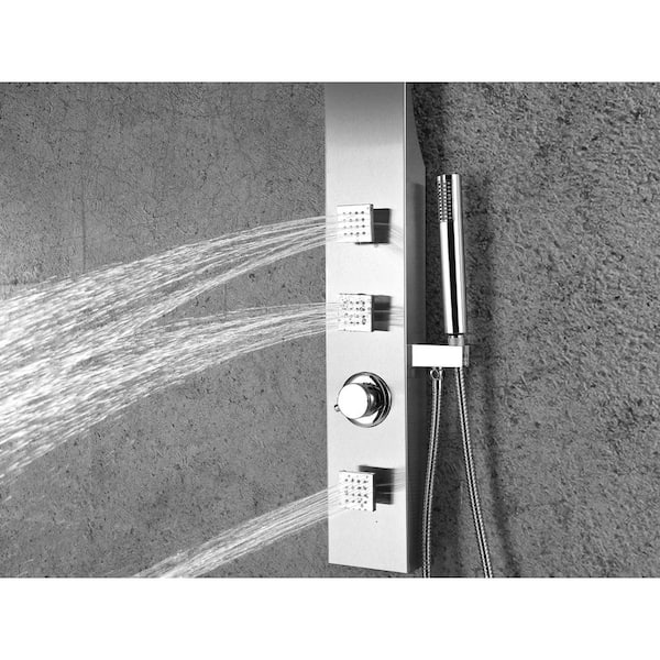 ANZZI Sans Series 40 in. Full Body Shower Panel System with