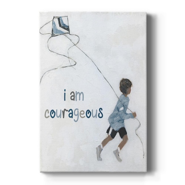 Wexford Home Boy Flying Kite By Wexford Homes Unframed Giclee Home Art Print 12 in. x 8 in.