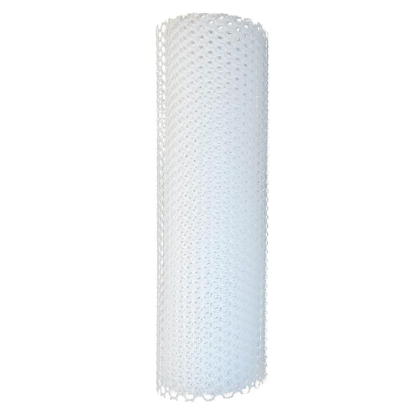 Angel Sar 15.7 in. x 10 ft. Plastic Chicken Wire Fence Mesh, Hexagonal Fencing Poultry Netting for Coop Farm Garden White