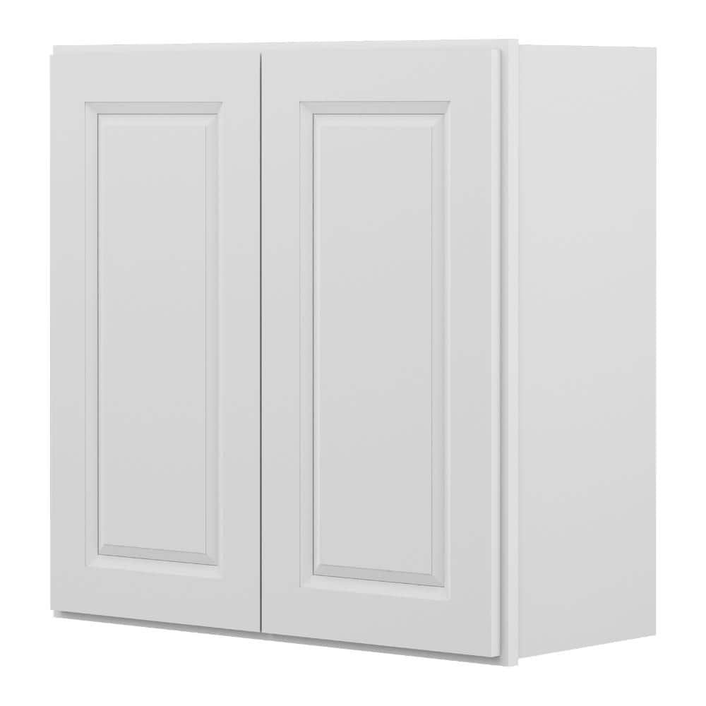 2-door 2-shelf Wall Cabinet 30-in W x 30-in H x 12-in D Dove RTA Plywood Cabinet Recessed Panel Traditional price history on PriceWatchPro
