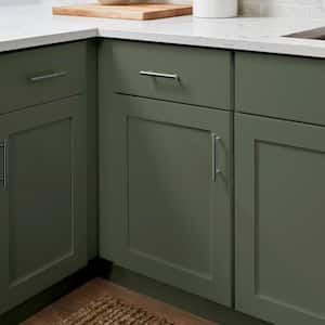 Avondale 21 in. W x 24 in. D x 34.5 in. H Ready to Assemble Plywood Shaker Base Kitchen Cabinet in Fern Green