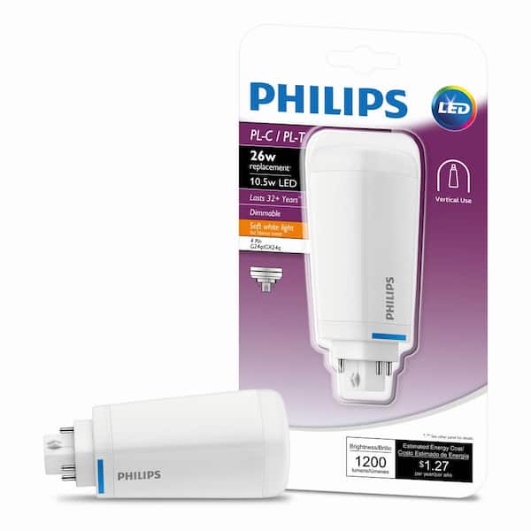 26-Watt Equivalent PL-C/T 4 Pin Dimmable Linear LED Light Bulb Soft White (6-Pack) 26-Watt Equivalent PL-C/T 4 Pin Dimmable Linear LED Light Bulb Soft White (6-Pack)