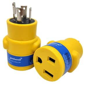 ELEGRP 15 Amp Single Outlet GFCI Adapter, 3-Prong Grounded GFCI