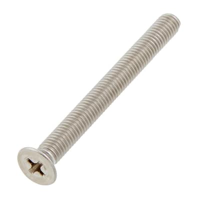 M5-0.8x50mm Stainless Steel Flat Head Phillips Drive Machine Screw 1-Piece