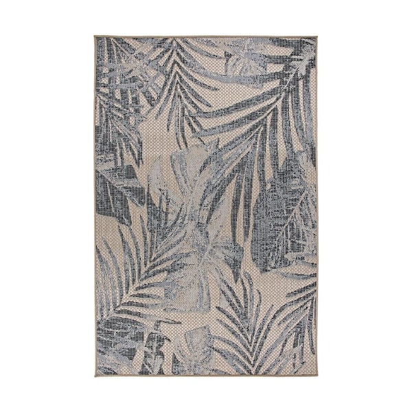 World Rug Gallery Seville Floral Leaves Indoor/Outdoor Area Rug - Multi 7'10 x 10