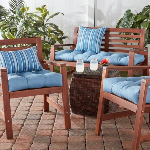 Greendale Home Fashions Seat & Back Outdoor Chair Cushion - Short