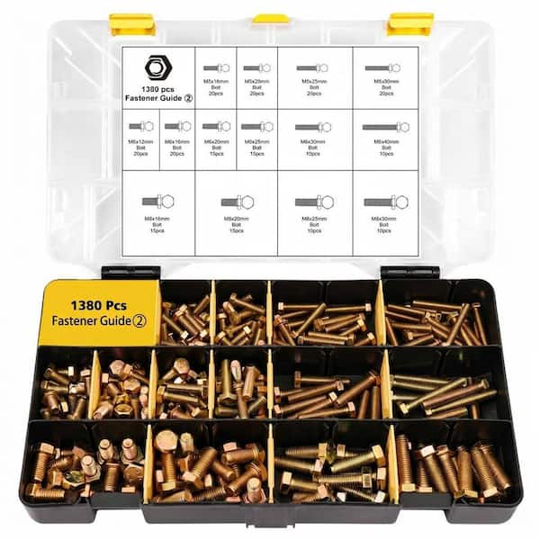 SenQWFa 3010-Piece Hardware Assortment Kit SAE Metric Phillips