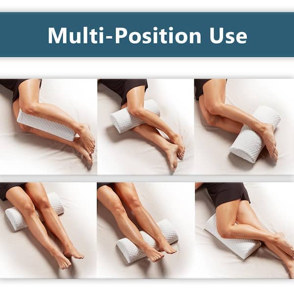Half Moon Bolster Semi-Roll Pillow Ankle And Knee Support