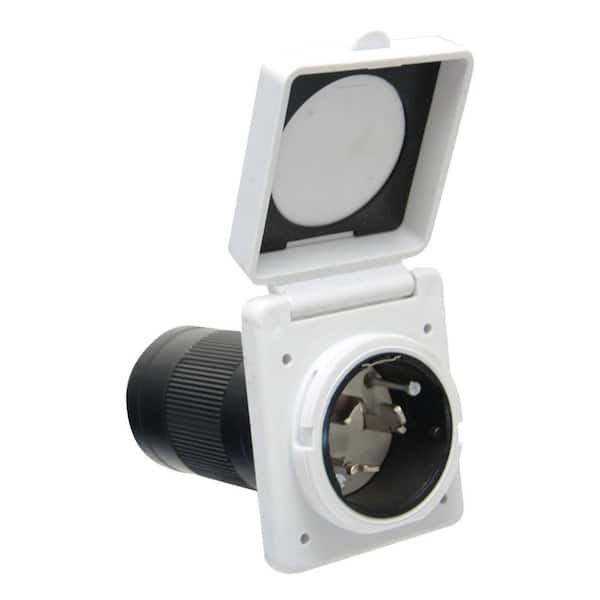 Valterra 50 Amp Power Inlet - White