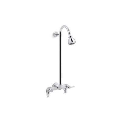 KOHLER Triton Bowe Double-Handle 1-Spray Pattern Shower Faucet 2.5 GPM with Vandal Resistant in Polished Chrome