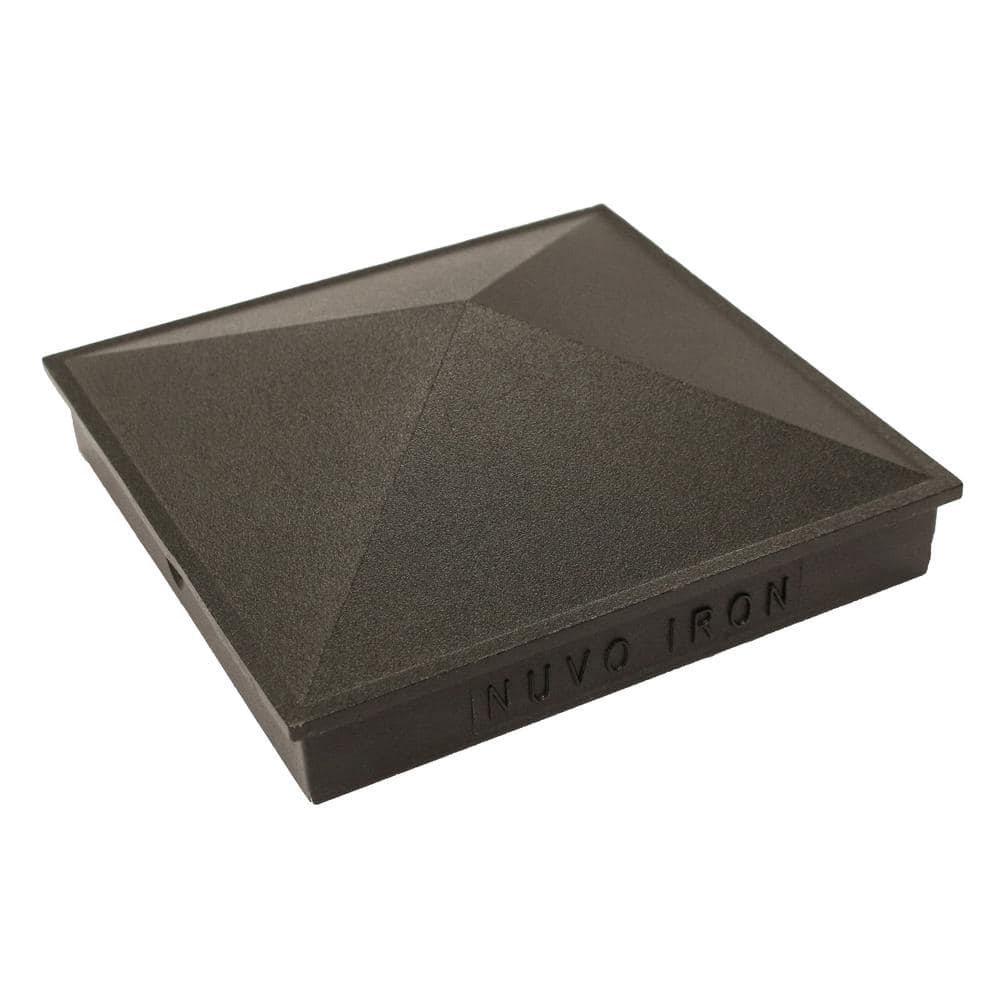 Nuvo Iron Black Aluminum Pyramid Post Cap