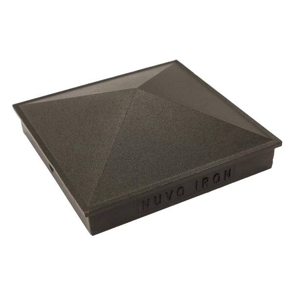 Nuvo Iron 2"x 2" Pyramid Ornamental Aluminum Post Cap for 2"x 2" Metal Posts 