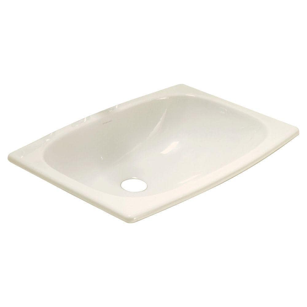 Sterling Stinson 20 in. Dropin Bathroom Sink in Biscuit 44200796