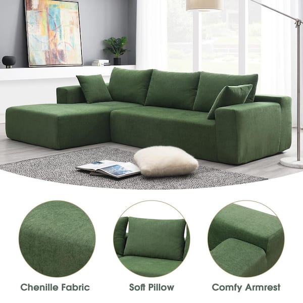 Harper Fabric 6 Piece Modular Sectional Sofa | Baci Living Room