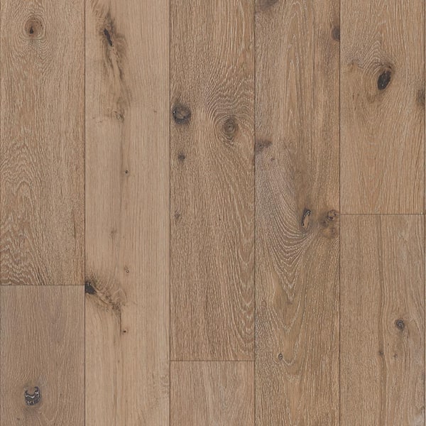 ACQUA FLOORS Oak Tate 1/4 in. T x 5 in. W x Varying Length Waterproof Engineered  Hardwood Flooring (16.68 sq. ft.) YY-VSPC-201905