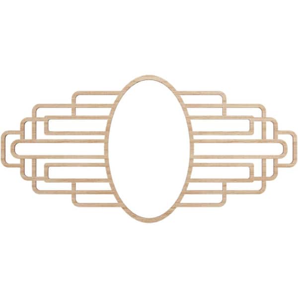 Ekena Millwork 0.375 in. x 6.75 in. x 9 in. Wood Medallion Moulding