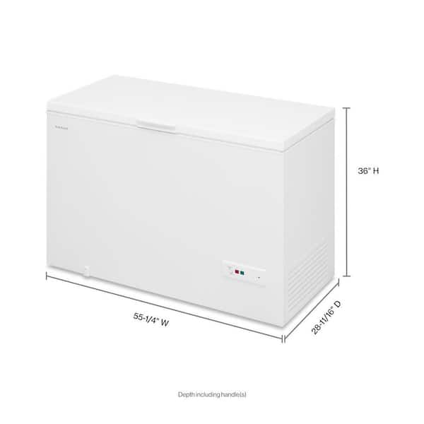 dimensions of 10 cu ft chest freezer