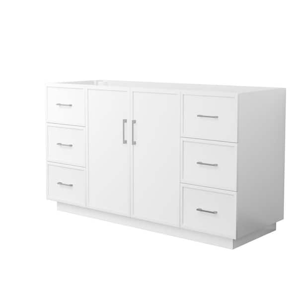 Elan TK 59 in. Bath Vanity Cabinet without Top in White Assembled