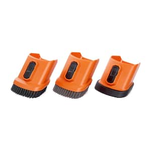 2-1/2 in. NXT Max Car Nozzle Shoe Kit Attachments with Hard, Soft and Rubber Bristles for RIDGID NXT Wet Dry Vacuums