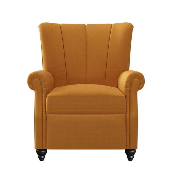 mustard recliner chair