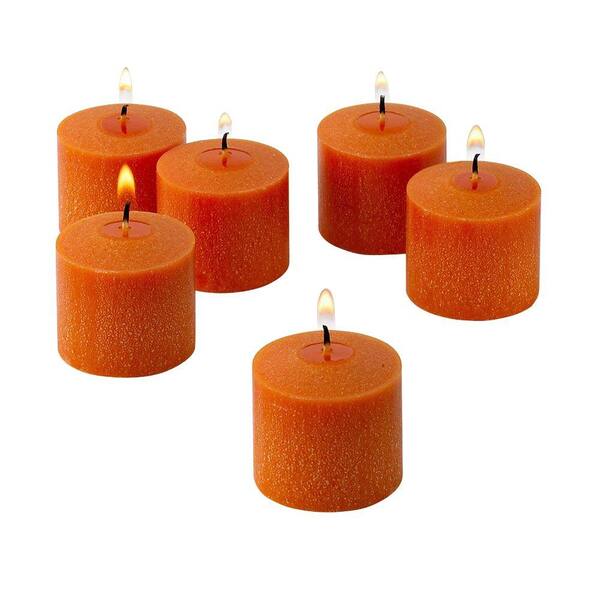 Light In The Dark Orange Unscented Votive Candles (Set of 288)