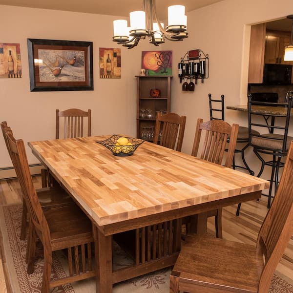 Ash Blended Grain Butcher Block Countertop