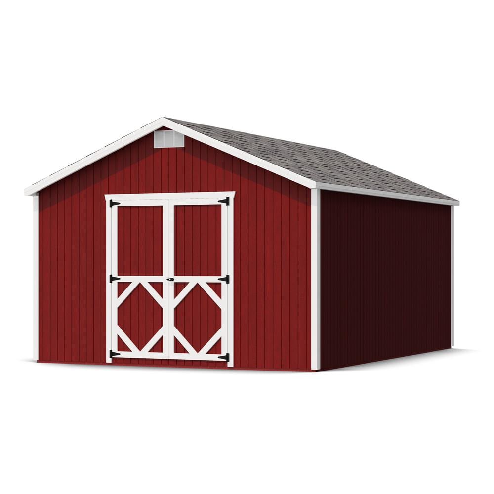 Classic Gable 12 ft. x 16 ft. Outdoor Wood Storage Shed Precut Kit with Floor (192 sq. ft.) price history on PriceWatchPro