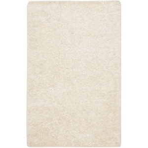 Malibu Shag White 8 ft. x 10 ft. Solid Area Rug