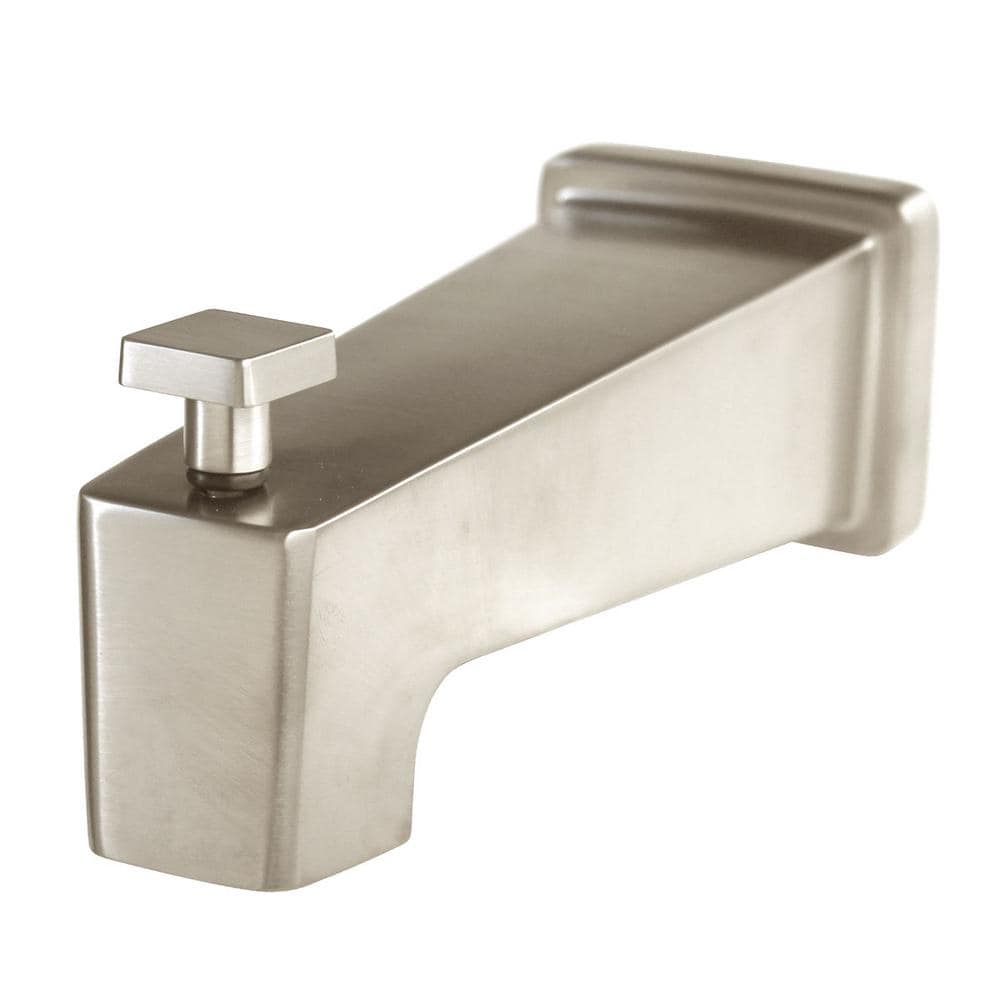 Speakman Kubos 5.75 in. Bathroom Tub Spout with Diverter in Brushed Nickel