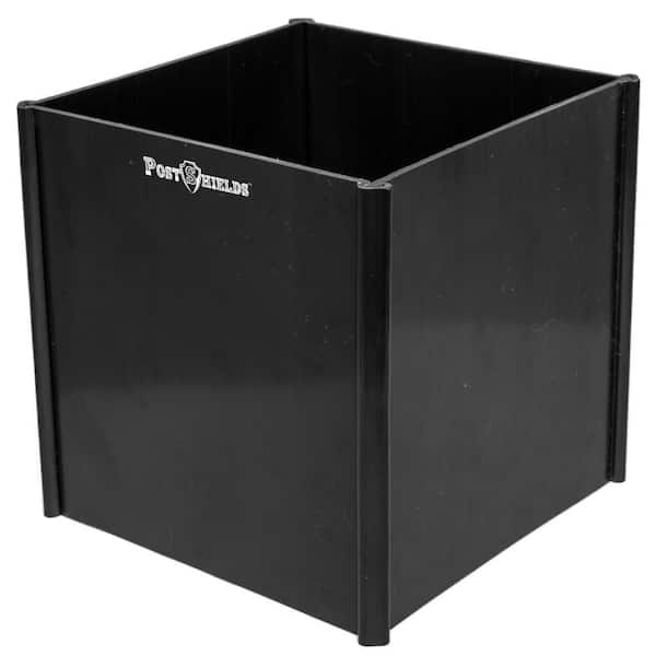 5.5 in. x 5.5 in. x 6 in. H Black Post Wrap