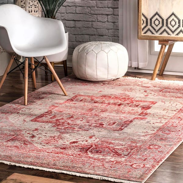 Braided Outdoor Rug With Fringe Neutral/ivory - Threshold