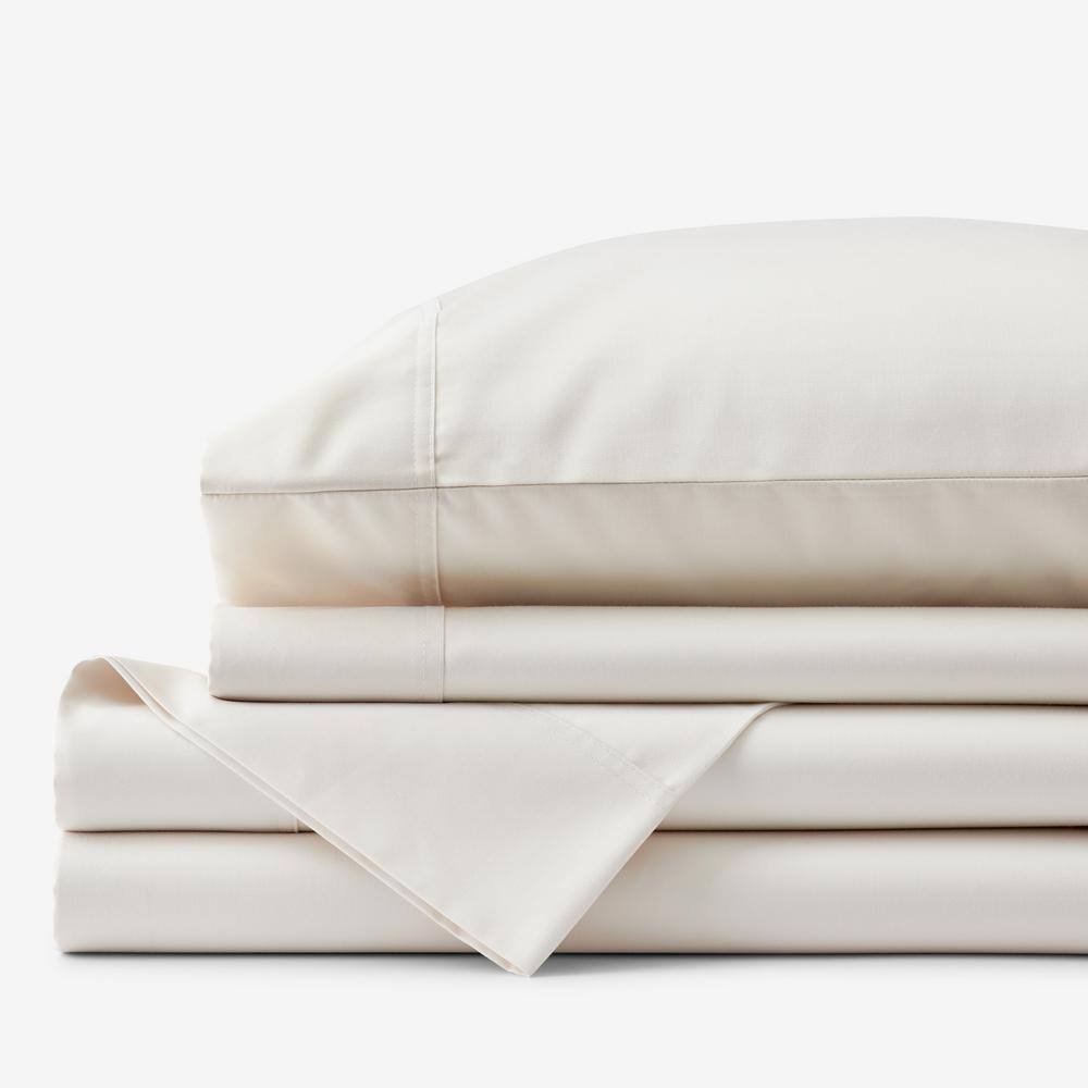 Legends Hotel Supima Cotton Wrinkle-Free Ivory Sateen California King Sheet Set price history on PriceWatchPro
