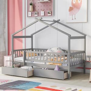 Kids Twin Bed With Rails