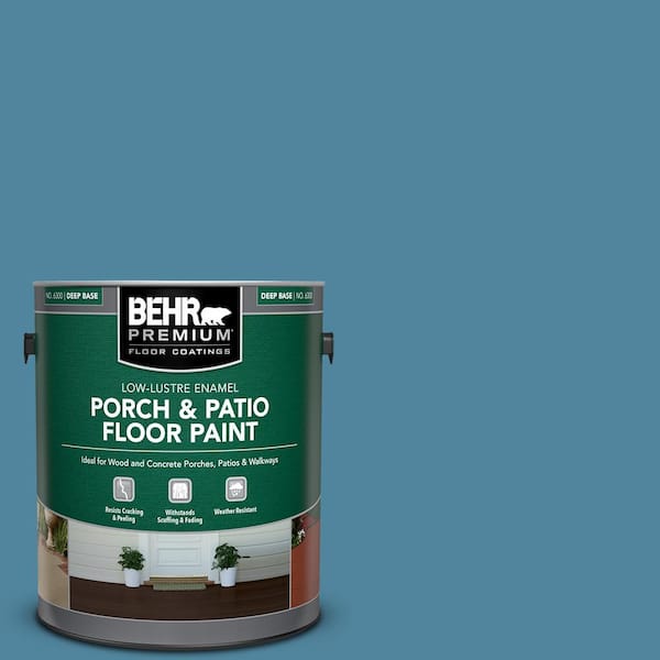 BEHR PREMIUM 1 gal. #S490-5 Jay Bird Low-Lustre Enamel Interior/Exterior Porch and Patio Floor Paint