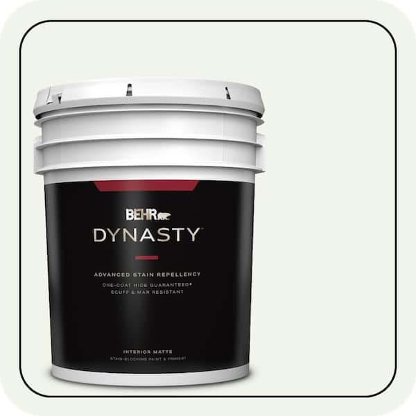 BEHR DYNASTY 5 gal. #W-B-510 Frosted Juniper Matte Interior Stain-Blocking Paint & Primer